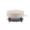 Miller Round Storage Ottoman