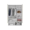 Armoire Barletta, Bedroom, Light Oak / White