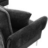 [VIDEO provided][New]84 "Modern Chenille L-Shaped Sofa with Reversible Lounge,Convertible Sectional Couch Set,4 Seat Indoor Furniture with Reversible