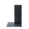 Plastic Interlocking Deck Tiles,44 Pack Patio Deck Tiles,12"x12" Square Waterproof Outdoor All Weather Use, Patio Decking Tiles for Poolside Balcony B
