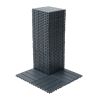 Plastic Interlocking Deck Tiles,44 Pack Patio Deck Tiles,12"x12" Square Waterproof Outdoor All Weather Use, Patio Decking Tiles for Poolside Balcony B