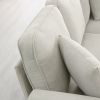 [VIDEO provided] [New] 108*85.5" Modern U Shape Sectional Sofa, 7 Seat Fabric Sectional Sofa Set with 3 Pillows Included for Living Room, Apartment, O