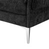 [VIDEO provided][New]84 "Modern Chenille L-Shaped Sofa with Reversible Lounge,Convertible Sectional Couch Set,4 Seat Indoor Furniture with Reversible
