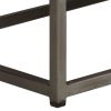TV Stand Recycled Teak and Steel 47.2"x11.8"x15.7"