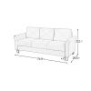 JIUMI Fashion Living Room Two Piece Sofa Set, Living Room Three seater+Two seater