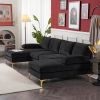 U-Shaped 4-Seat Indoor Modular Sofa Black--Same type:97152732