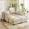 U_Style Modern Large U-Shape Modular Sectional Sofa, Convertible Sofa Bed with Reversible Chaise for Living Room, Storage Seat