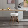 MoMo Boucle Upholstered Counter Height Stool, 360¬∞ Swivel