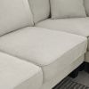 [VIDEO provided] [New] 108*85.5" Modern U Shape Sectional Sofa, 7 Seat Fabric Sectional Sofa Set with 3 Pillows Included for Living Room, Apartment, O