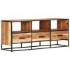 TV Stand 43.3"x11.8"x17.7" Solid Wood Acacia