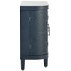 Accent Storage Cabinet Sideboard Wooden Cabinet with Antique Pattern Doors for Hallway;  Entryway;  Living Room;  Bedroom