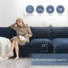 [VIDEO provided][New]118*55" Modern L-shaped Chenille Cloud Sofa with Double Seat Cushions,5-seat Upholstered Indoor Furniture,Sleeper Sofa Couch with